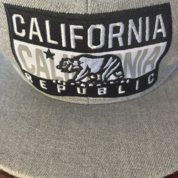 Big Bear | Gray California Republic Snapback Hat - Picture 3 of 7
